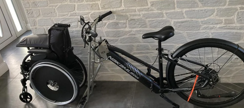 co2bike - Etape de conception du vélo électrique PMR Fourche HCP pour personne handicapée ou à mobilité réduite